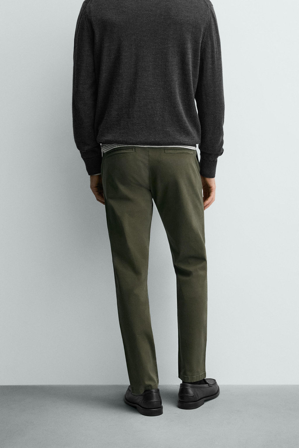 SKINNY FIT CHINO TROUSERS - Zara фото 12