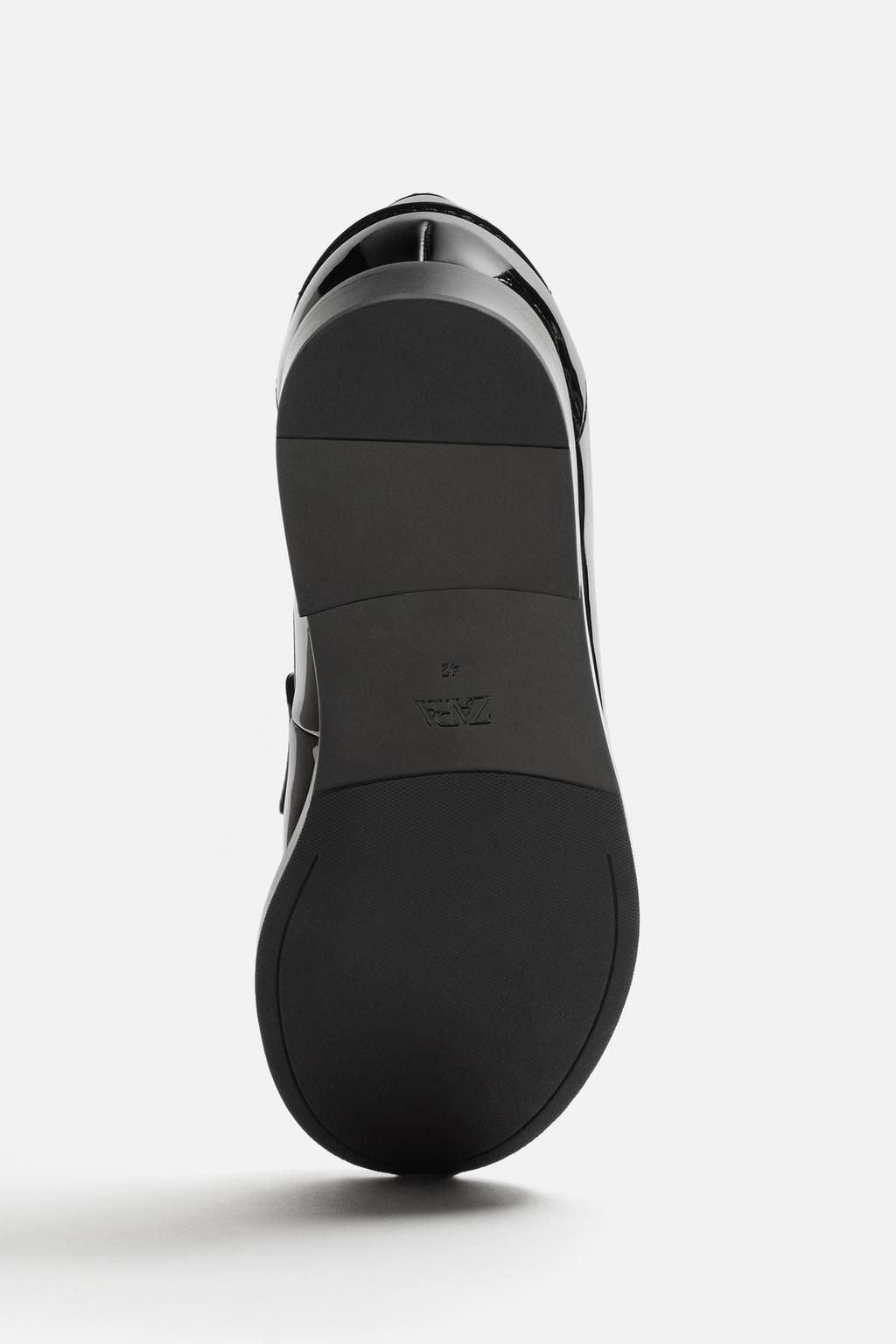 PATENT LOAFERS - Zara фото 4