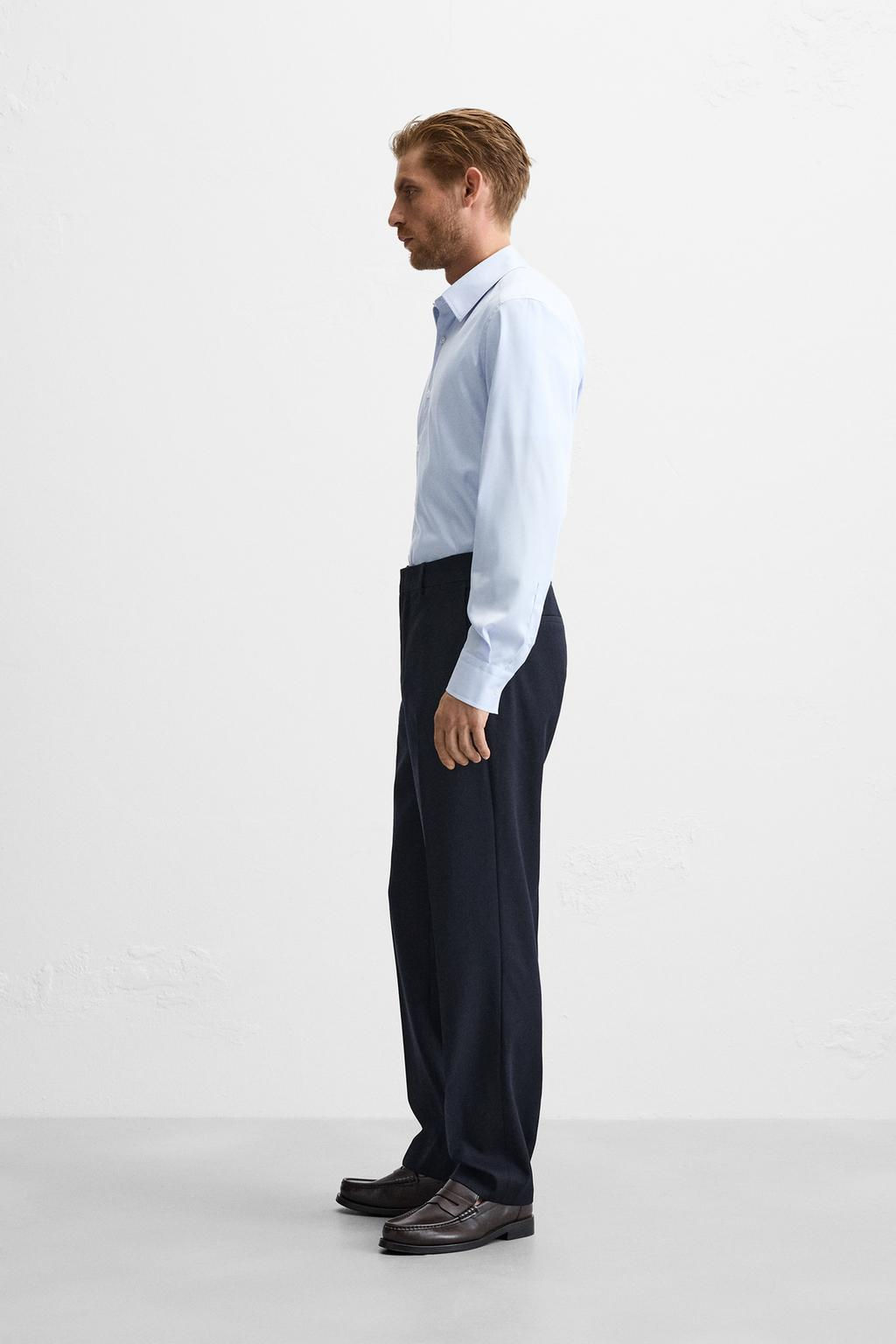 TEXTURED TWILL SHIRT - Zara фото 4