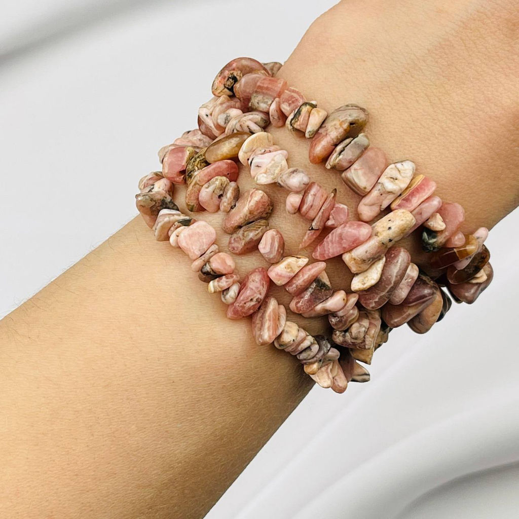 Бусины для украшений из Родохрозита крошка