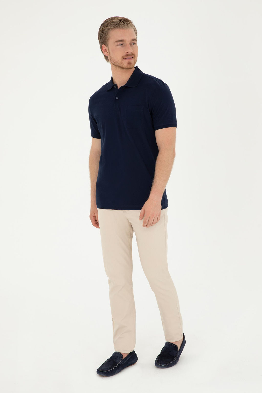 U. S. Polo Assn / Мужская темно-синяя футболка - U.s. polo assn фото 11