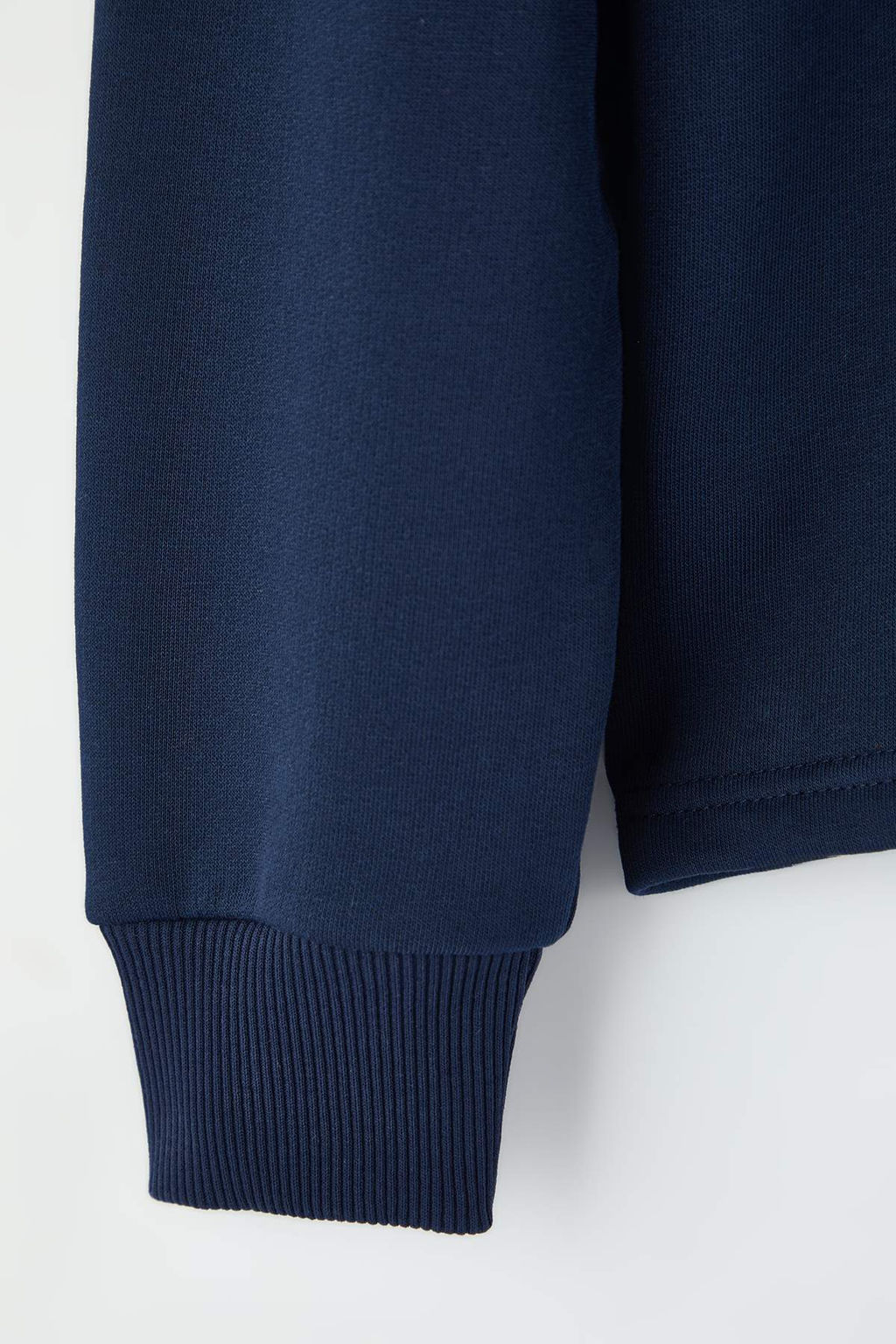 Gri Yeni Oversize/Genis Kesim Fermuarl? Gomlek Yaka Ici Sardonsuz Sweatshirt TMNAW26SW00013 - Trendyolmilla фото 13