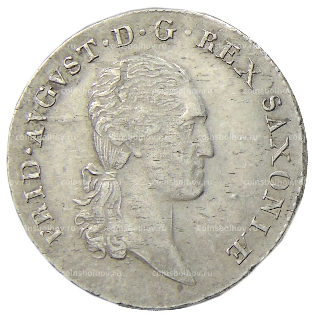 1/6 талера 1809 года Германские государства  Саксония