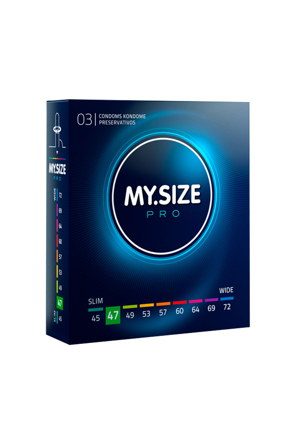 Презервативы My.Size, латекс, 16 см, 4,7 см, 3 шт.  фото 6