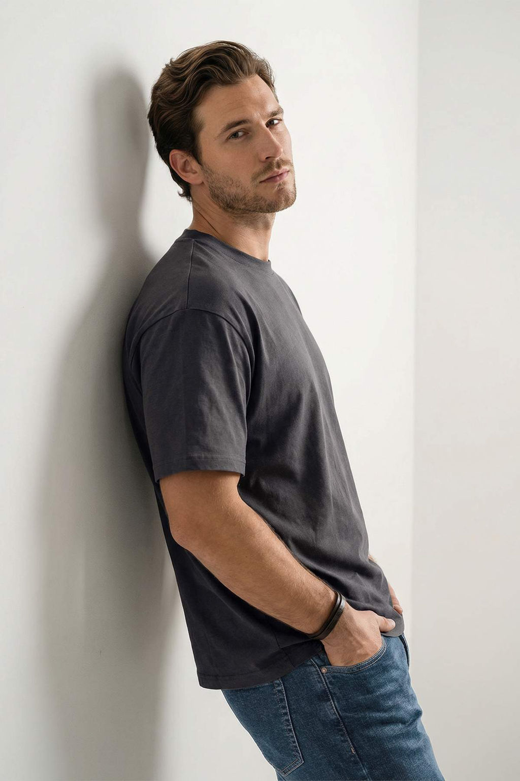 Indigo Wardrobe Essentials Dusuk Omuz Regular Fit Yumusak Tuse Modal T-Shirt TMNSS26TS00007 - Trendyolmilla фото 14
