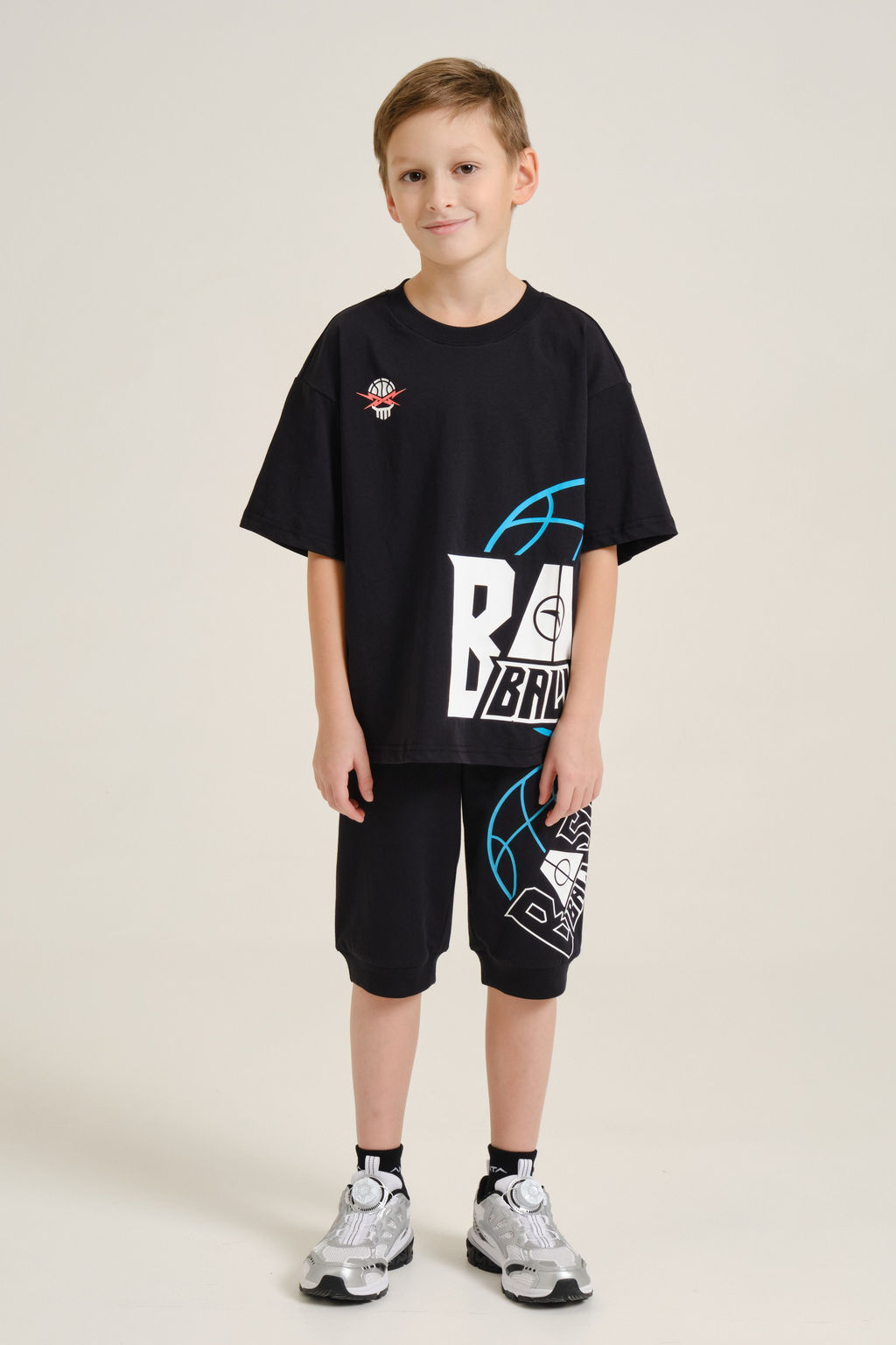 Брюки трикотажные 3/4 Черный Basketball Knit 3/4 Pants