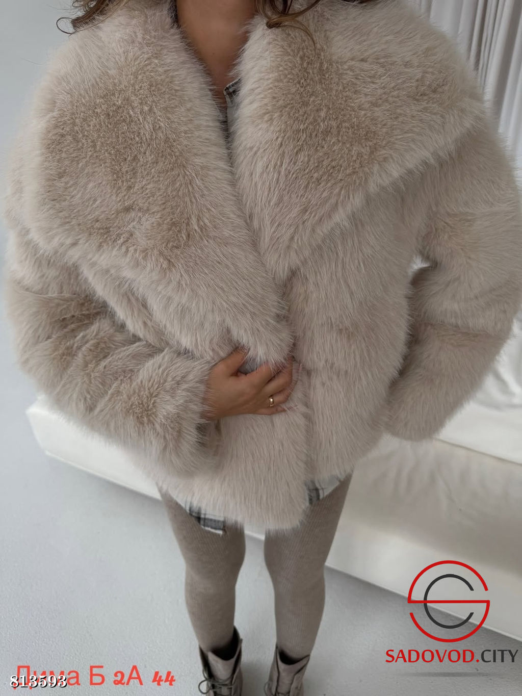 Шуба женская из искусственного меха - Bruno фото 2