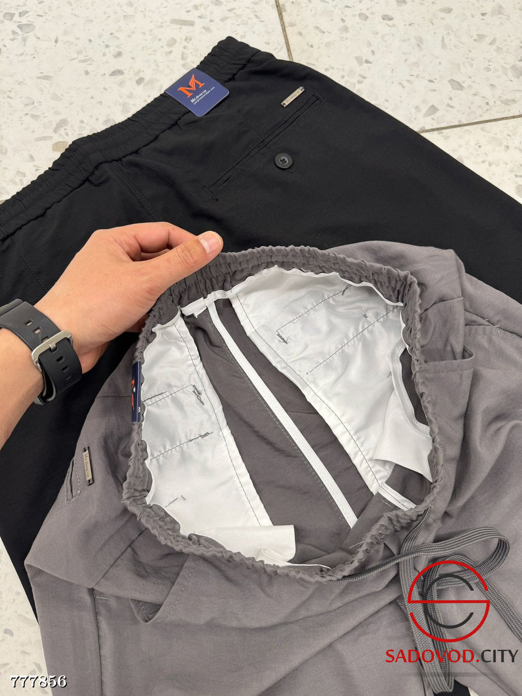 Мужские брюки прямые тонкие - Zum ming фото 6