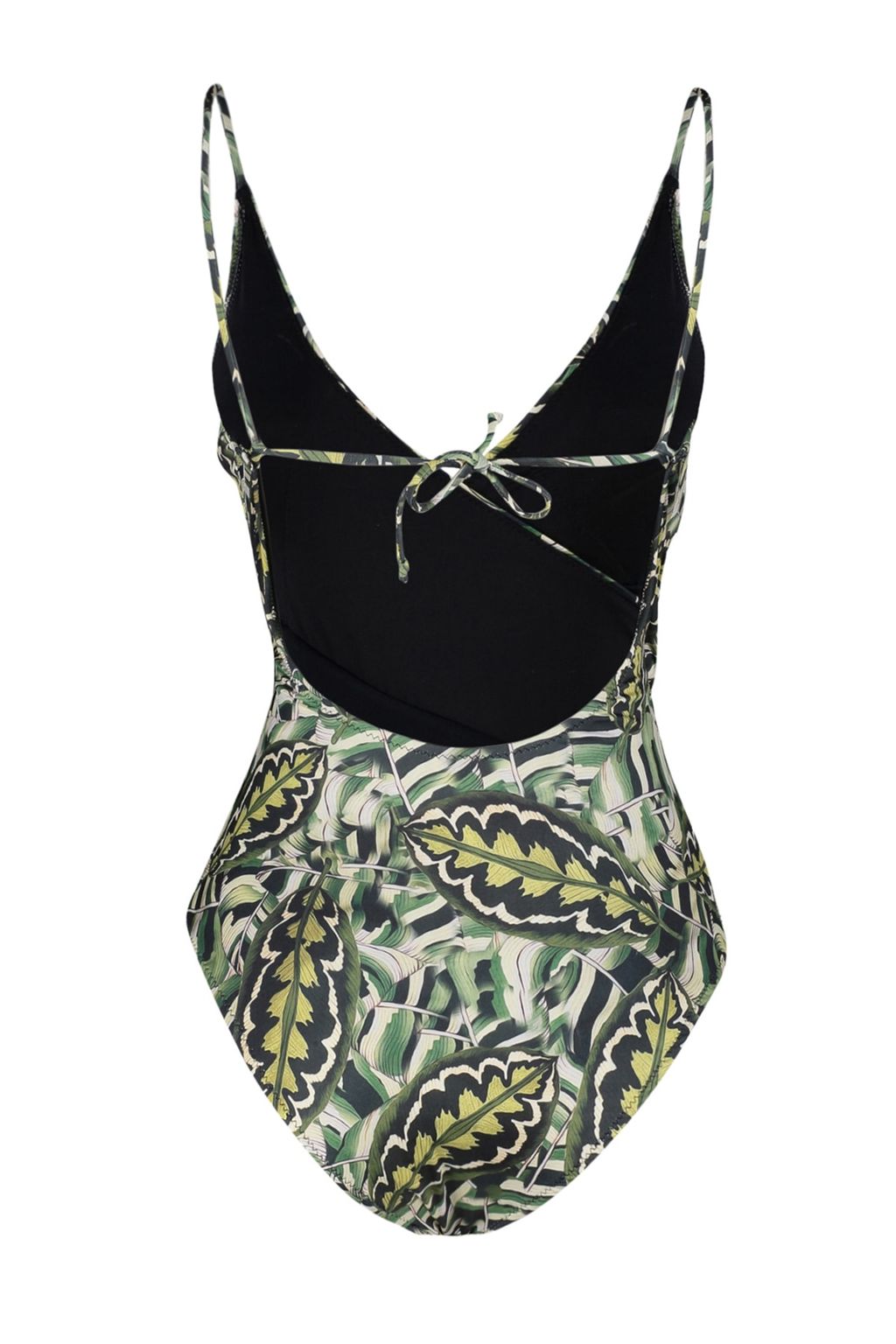 Cicek Desenli V Yaka S?rt Dekolteli Normal Paca Mayo TBESS23MA00320