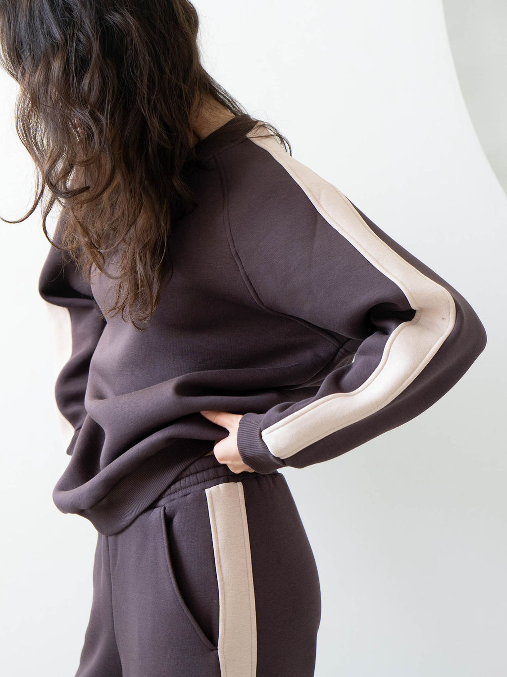 MY Свитшот жен. с/н с лампасами СН016  фото 18