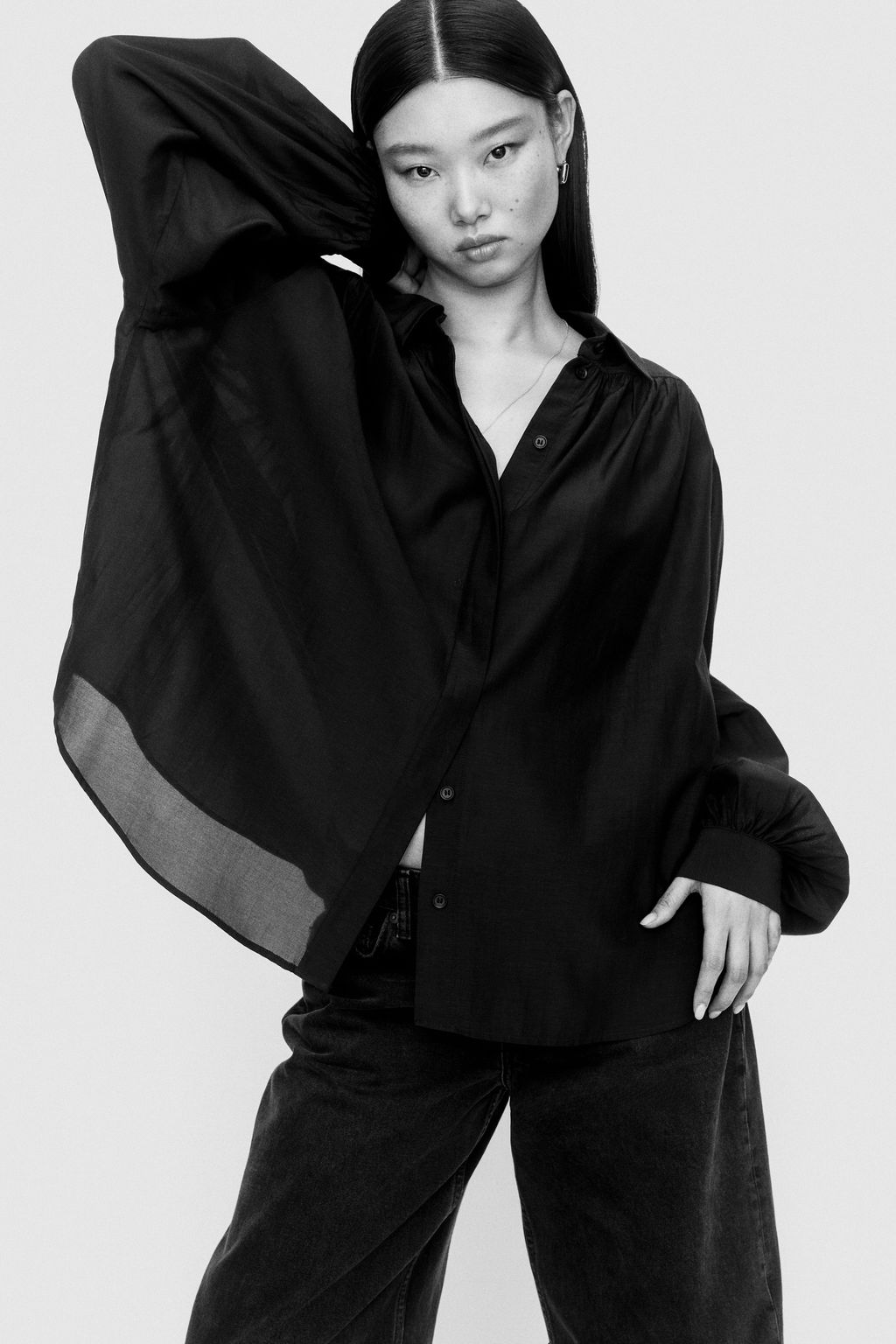 Blusa fruncida - H&m фото 4