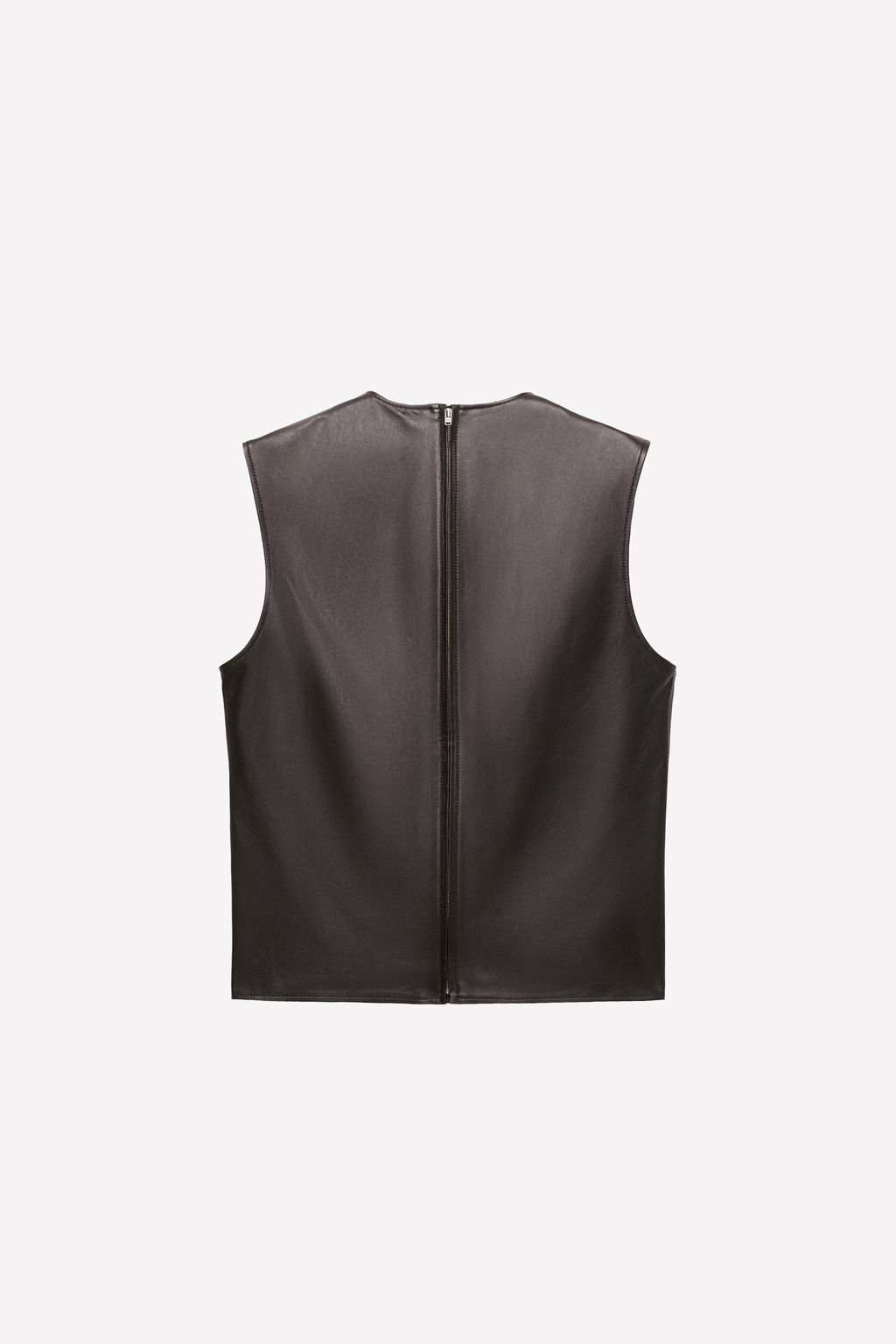 LEATHER WAISTCOAT WITH STUDS LUDOVIC DE SAINT SERNIN x ZARA  фото 5