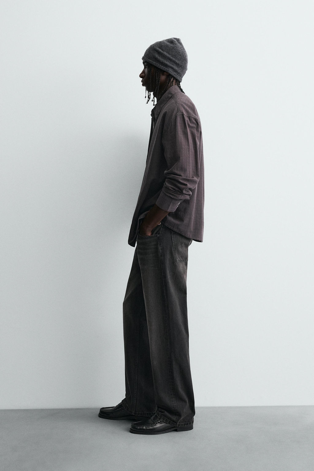 RELAXED FIT CHECK SHIRT - Zara фото 4