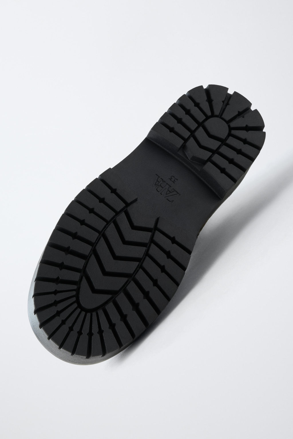 BOTA CORDONES PIEL / Gris - Zara фото 9