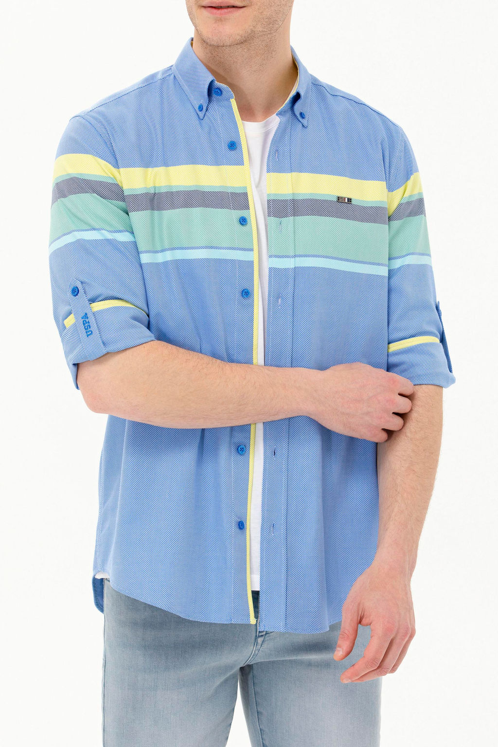 Мужская рубашка Saks Узунколь - U.s. polo assn фото 6