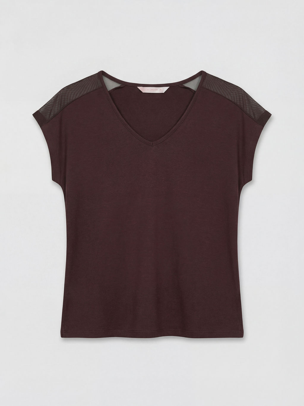 V Yaka T?l Detayl? Kad?n Pijama Tak?m