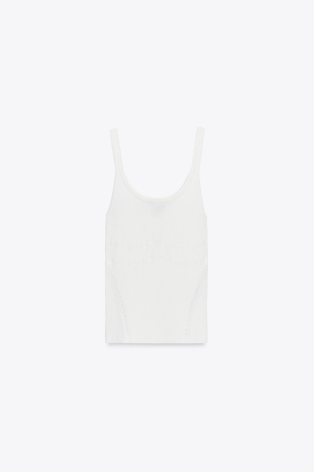 FITTED KNIT TOP - Zara фото 16