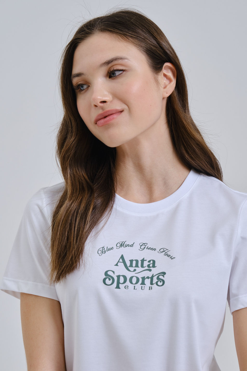 Футболка Белый BLUE HEART GREEN MIND SS Tee