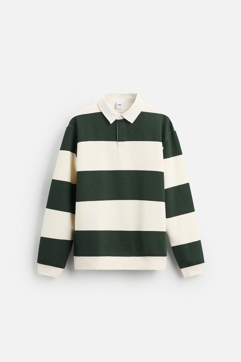 CONTRAST COLLAR POLO SHIRT - Zara фото 39