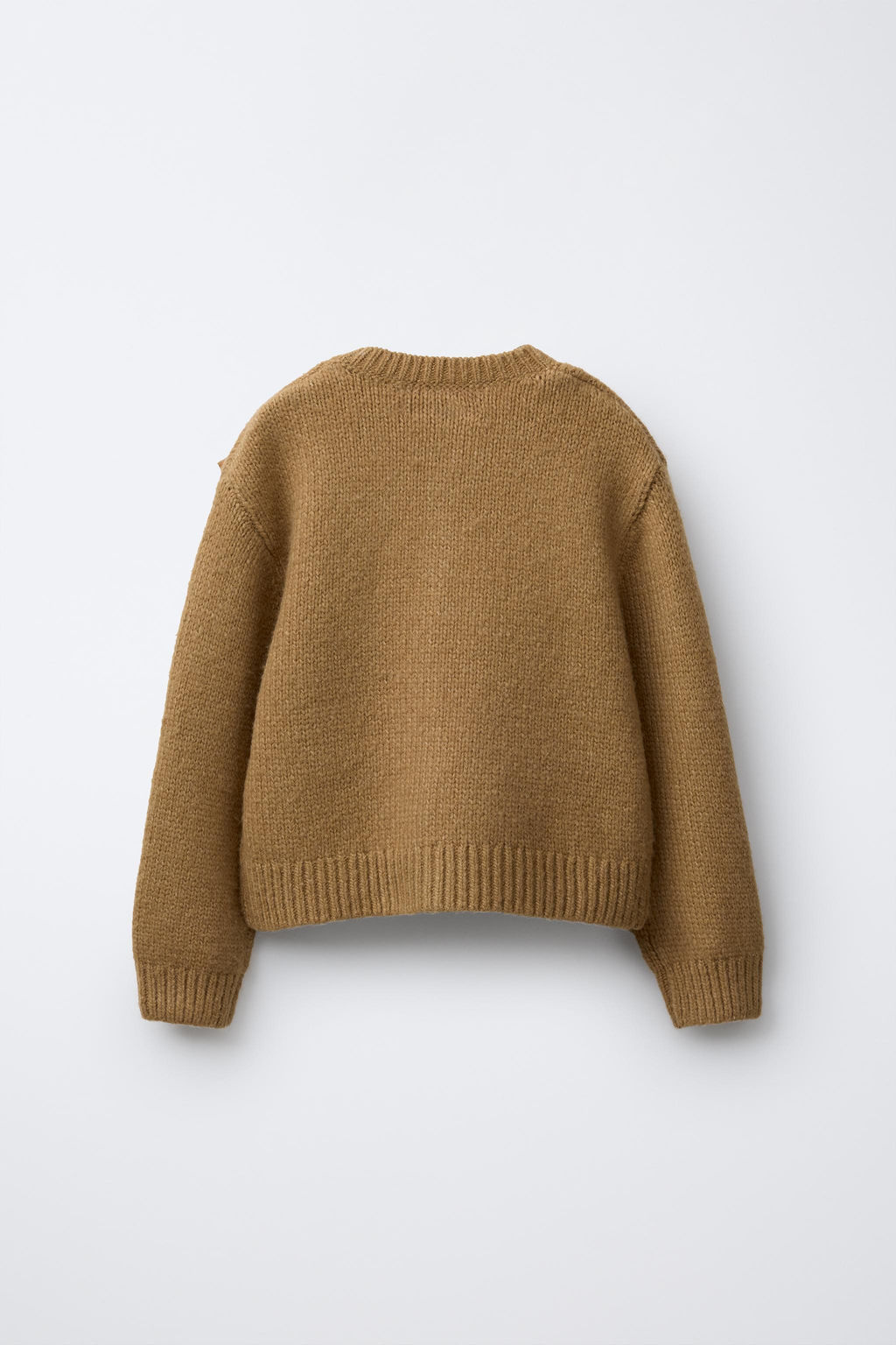 KNIT CARDIGAN WITH ORGANZA BOW - Zara фото 2