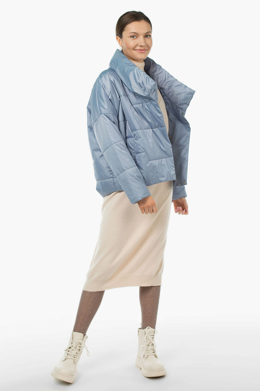 04-2849 Куртка женская демисезонная (G-loft 100) - El podio фото 2