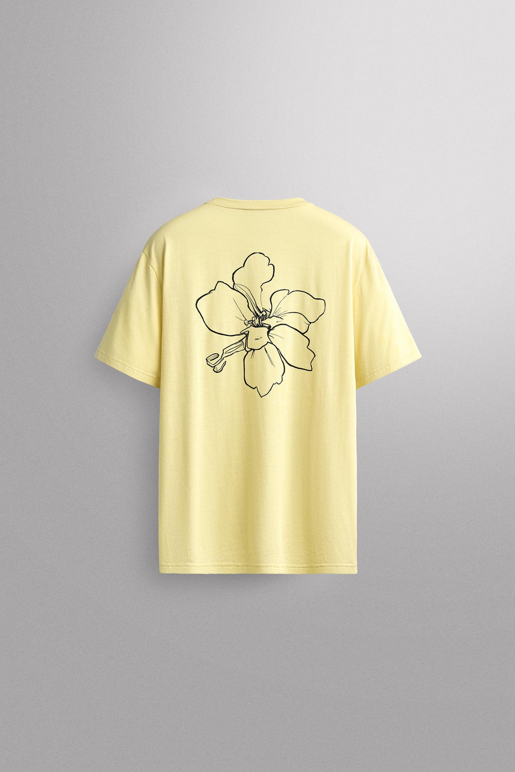 CAMISETA T?CNICA ESTAMPADO FLOR / Amarillo - Zara фото 9