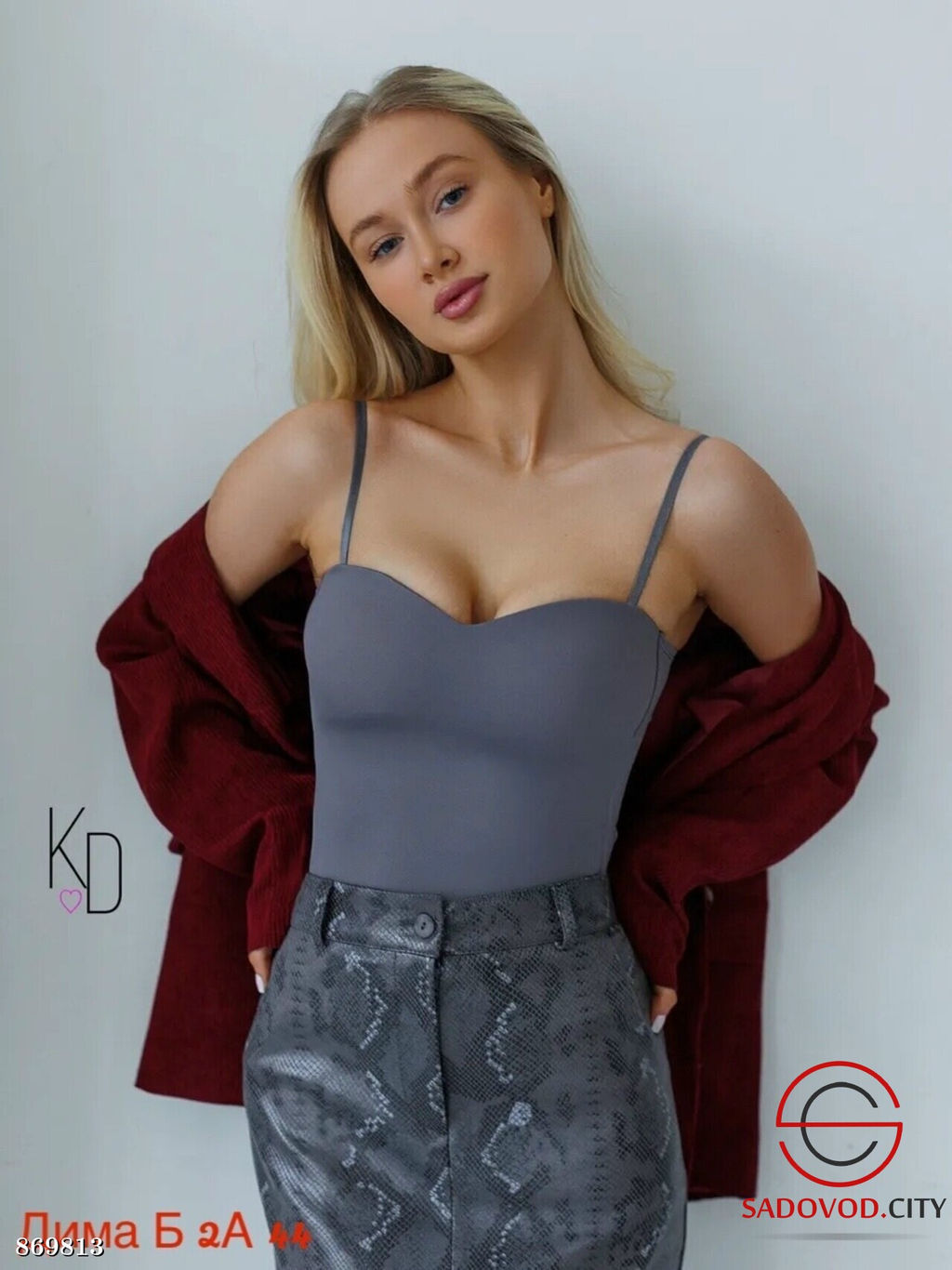 Женская майка однотонная - Fiona фото 4