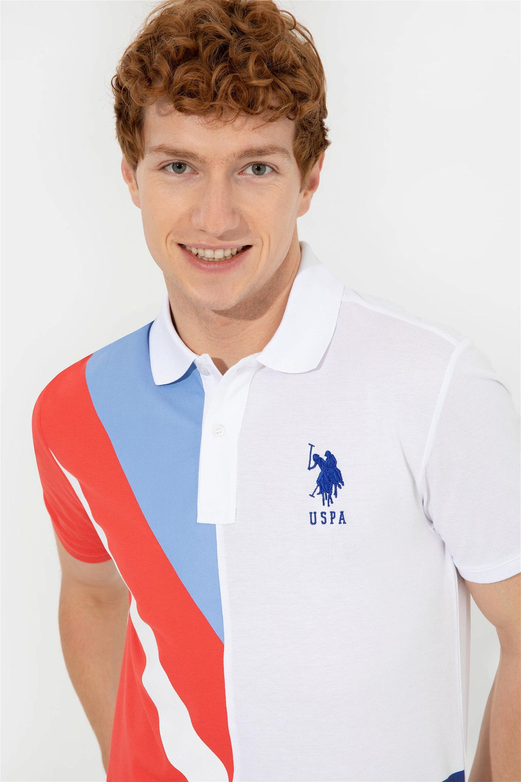 Мужская красная футболка с воротником-поло Неожиданная скидка в корзине - U.s. polo assn фото 3