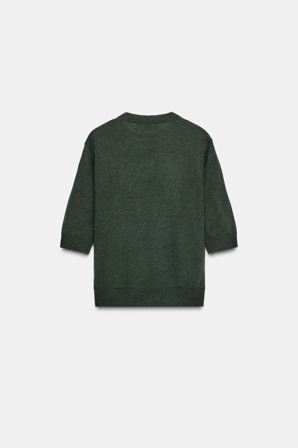 SHORT SLEEVE WOOL SWEATER - Zara фото 6