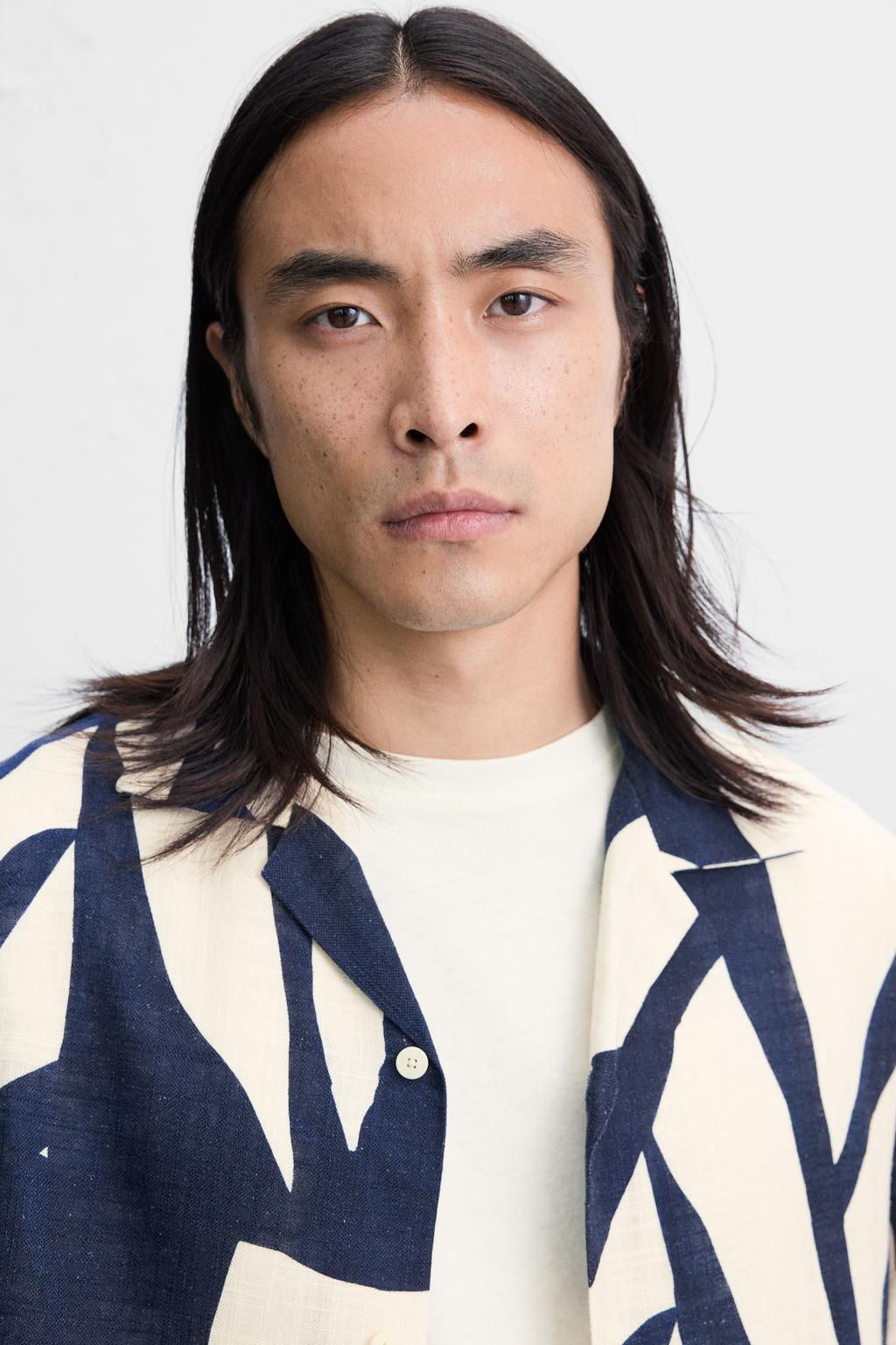 ABSTRACT PRINT SHIRT - Zara фото 5