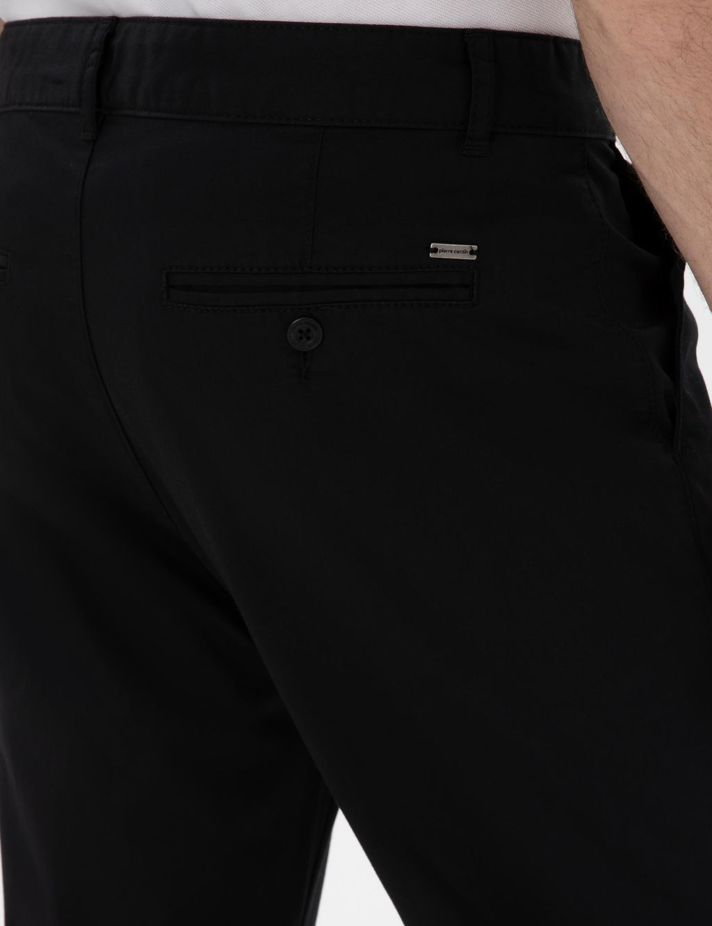 Siyah Regular Fit Kanvas Pantolon - Pierre cardin фото 6