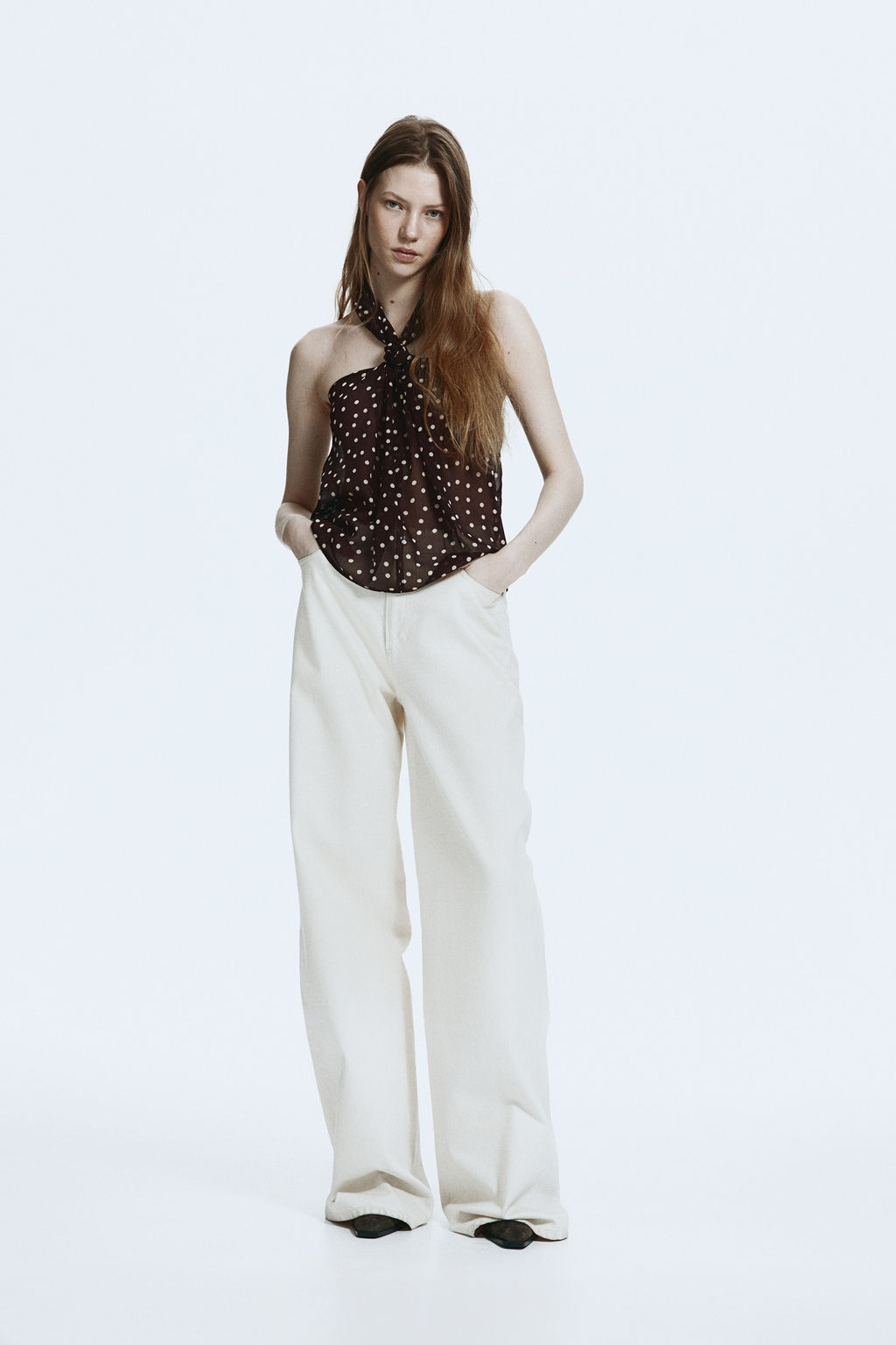 Top halter de gasa - H&m фото 3