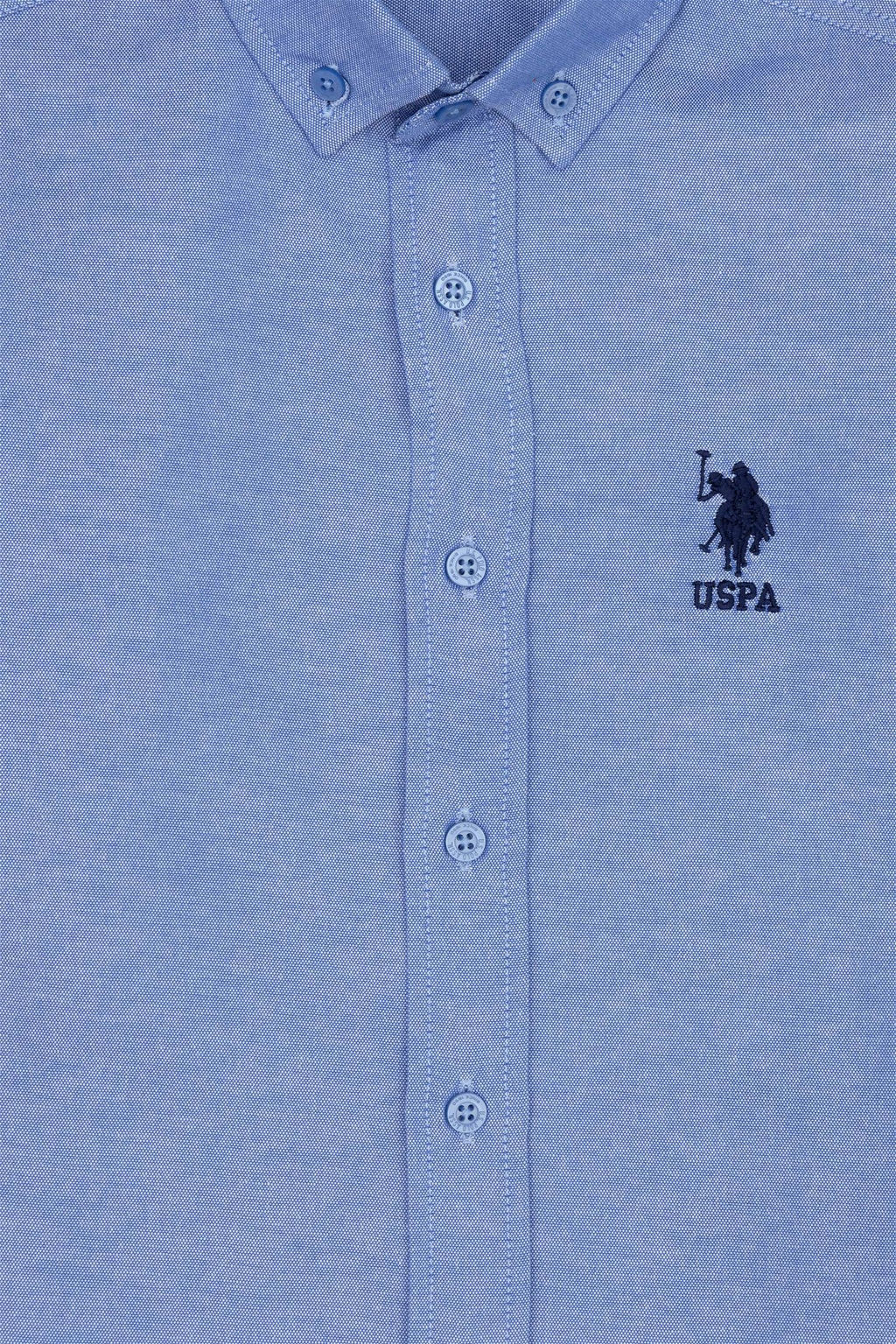 Базовая рубашка Saks с длинным рукавом для мальчика - U.s. polo assn фото 3