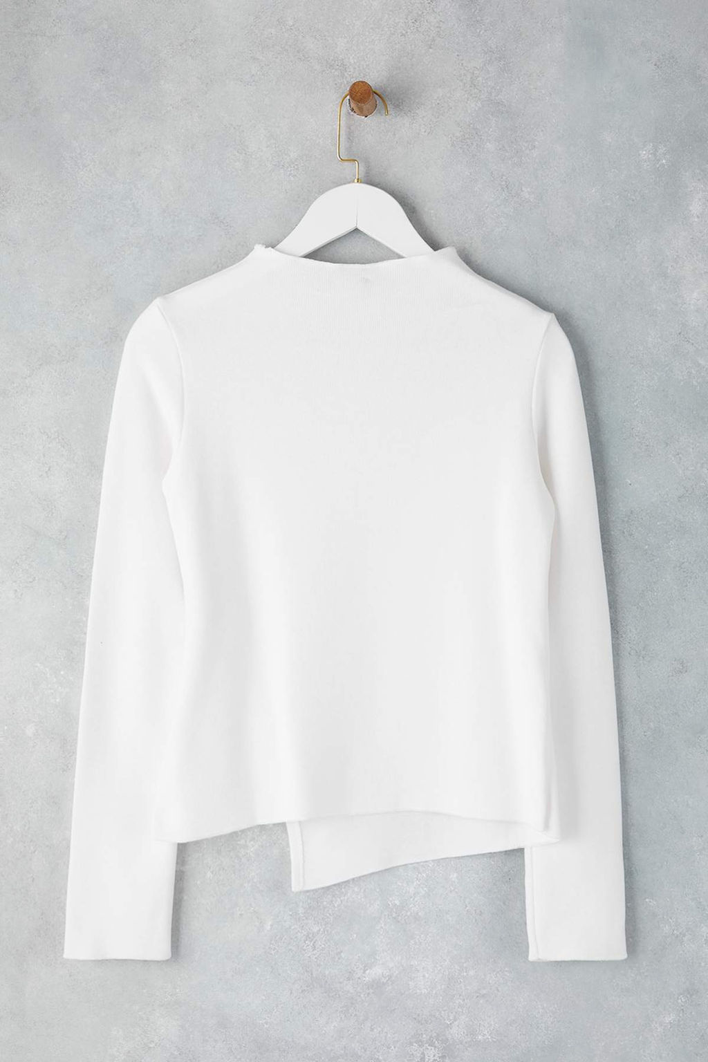 Ekru Selanik Aksesuar Detayl? Anvelop Uzun Kollu Orme Bluz TWOAW26BZ00115