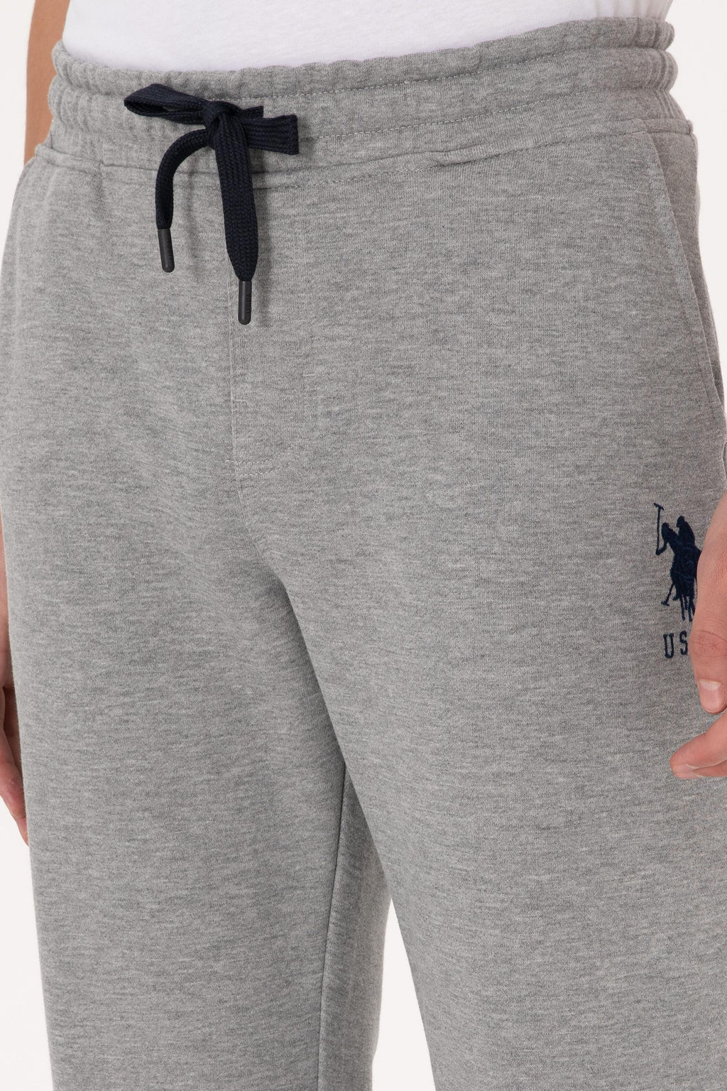 Erkek Gri Melanj E_ofman Alt_ Sepette S_rpriz _ndirim - U.s. polo assn фото 5