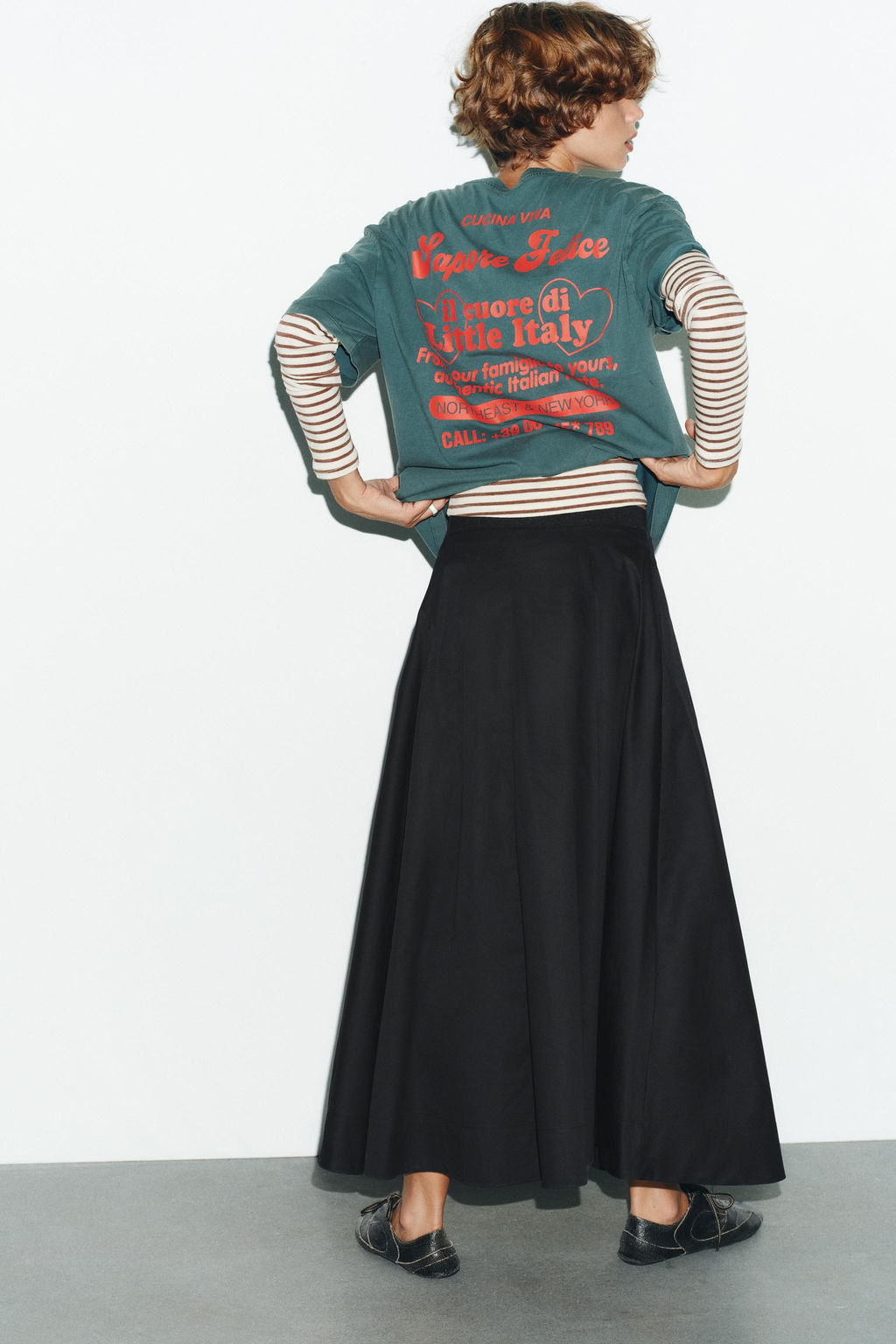 PLEATED MIDI SKIRT - Zara фото 5
