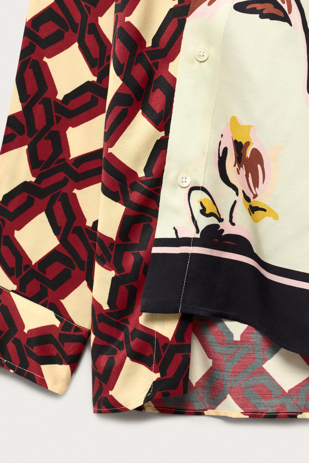 CAMISA OVERSIZE FIT ESTAMPADOS COMBINADOS LIMITED EDITION / Estampado - Zara фото 5