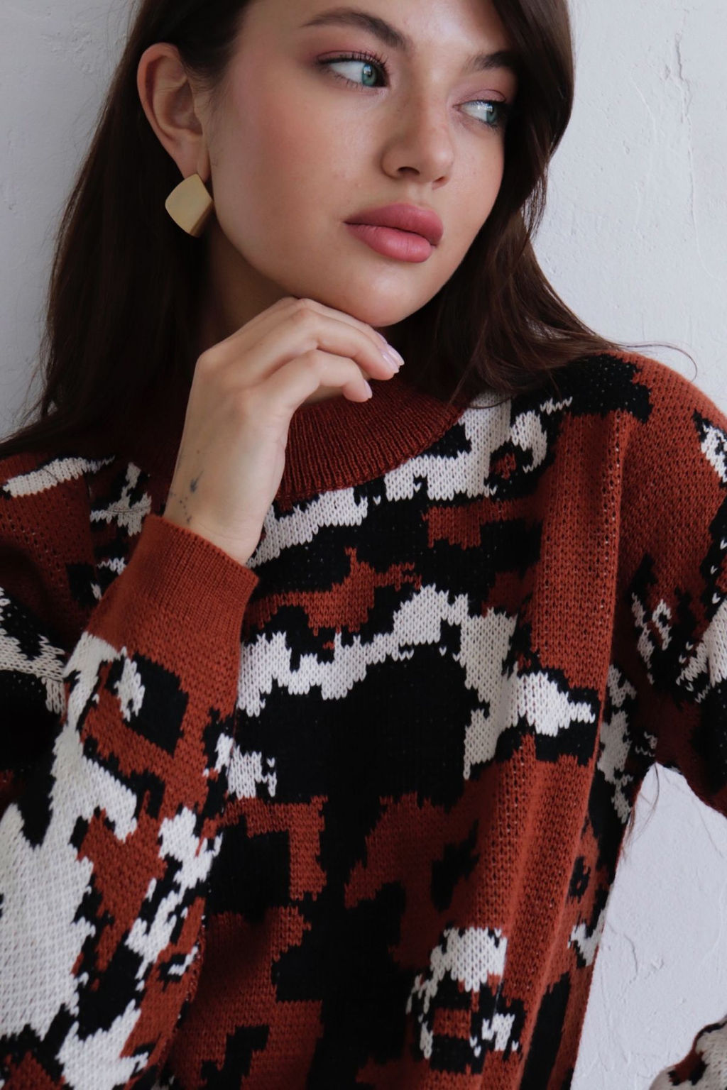 10039 Свитер коричневый - Martichelli фото 22