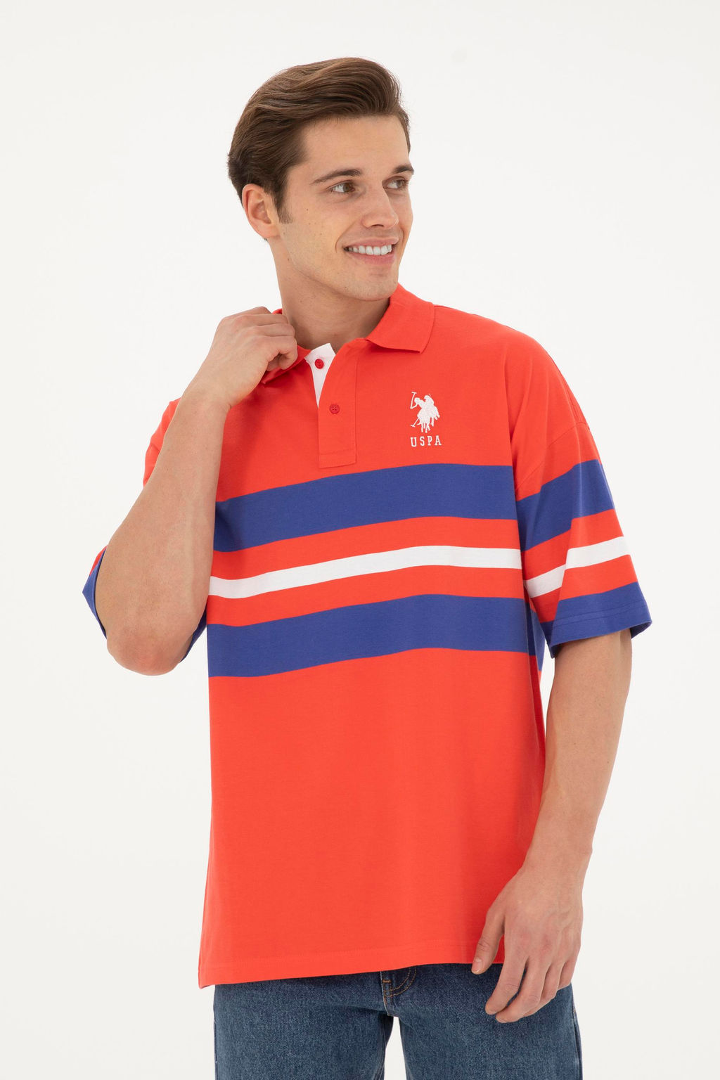 Мужская красная футболка Неожиданная скидка в корзине - U.s. polo assn фото 3