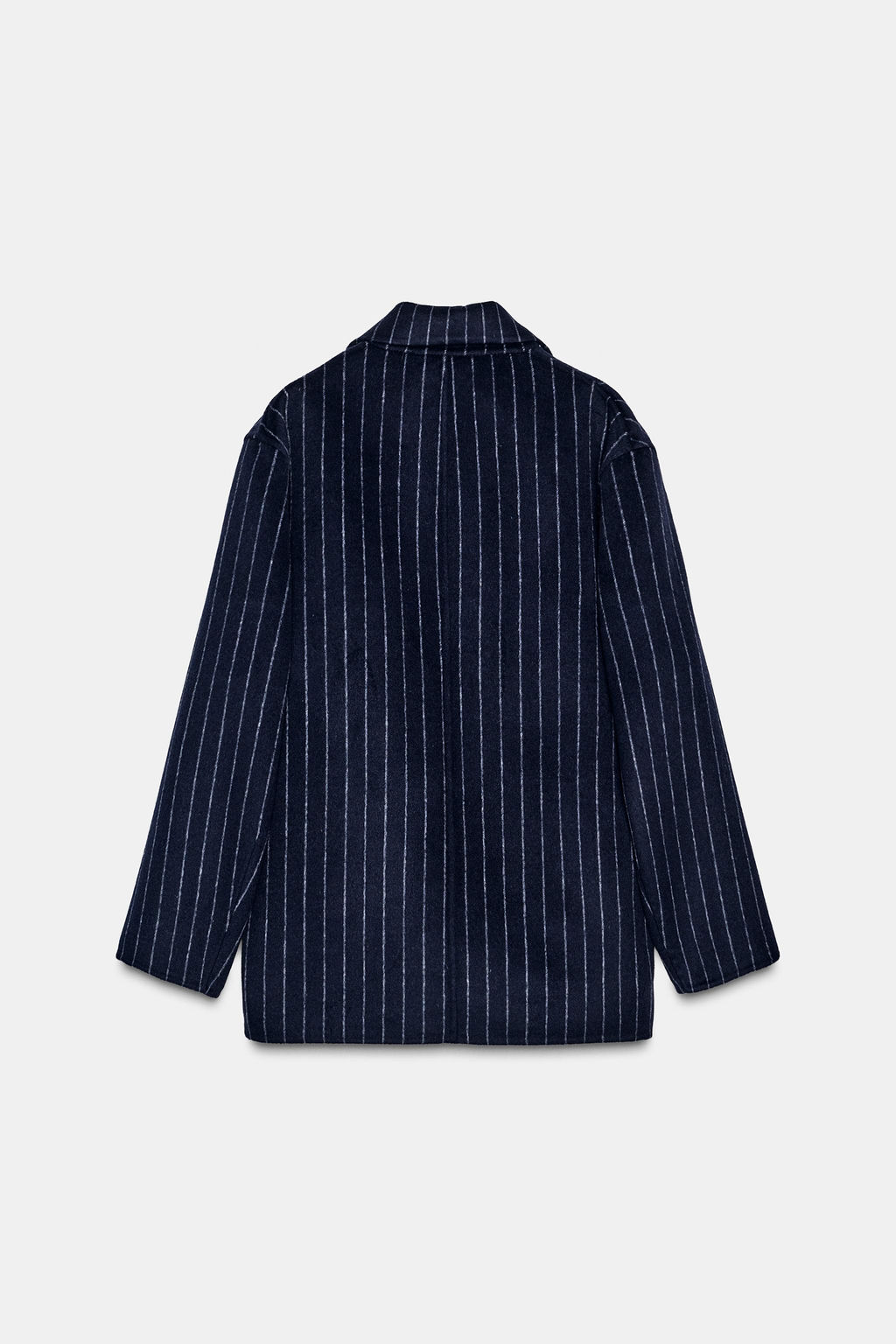 ZW COLLECTION PINSTRIPE BLAZER WITH WOOL - Zara фото 7