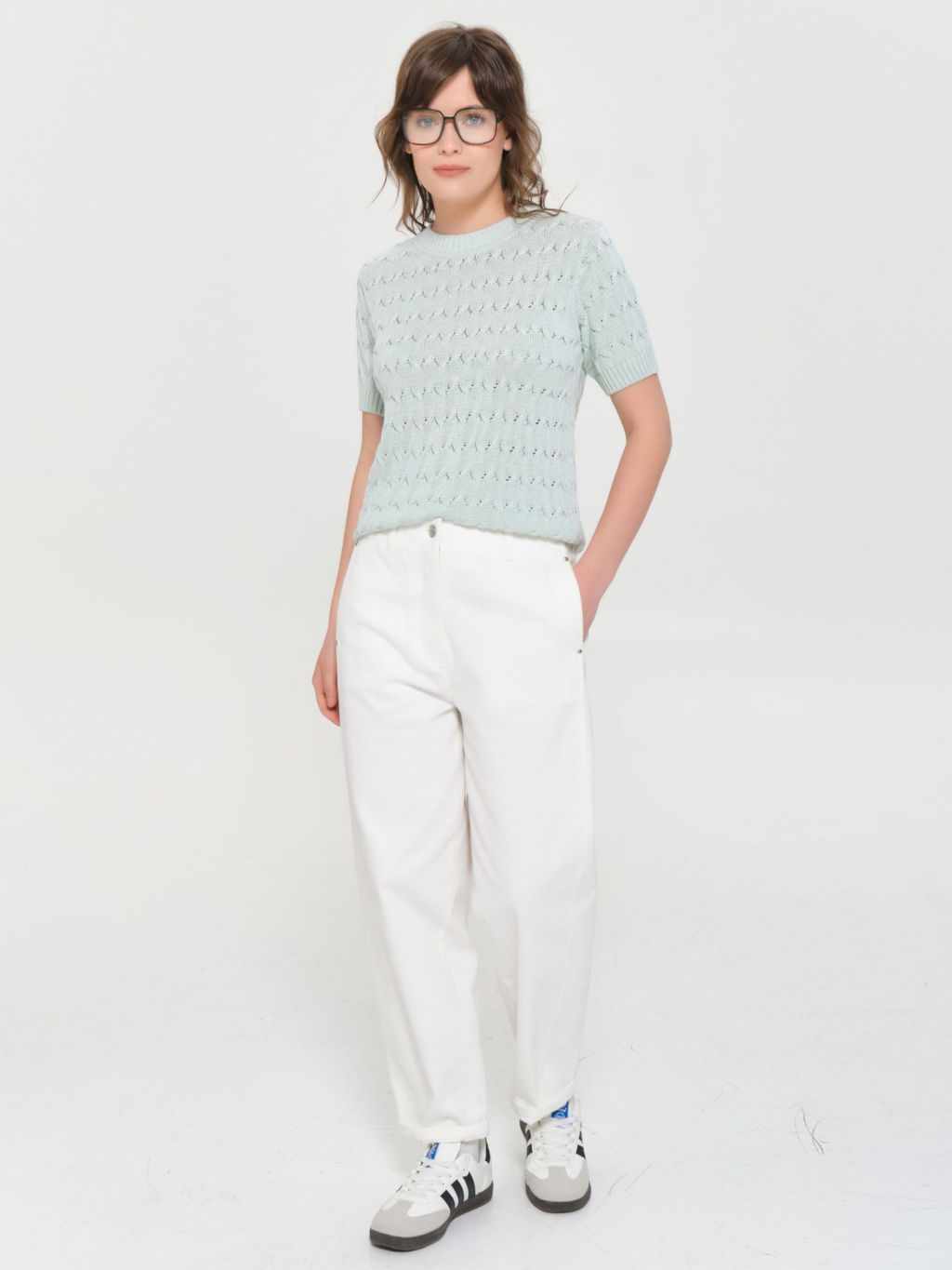 Блузка вязаная - Stilla фото 3