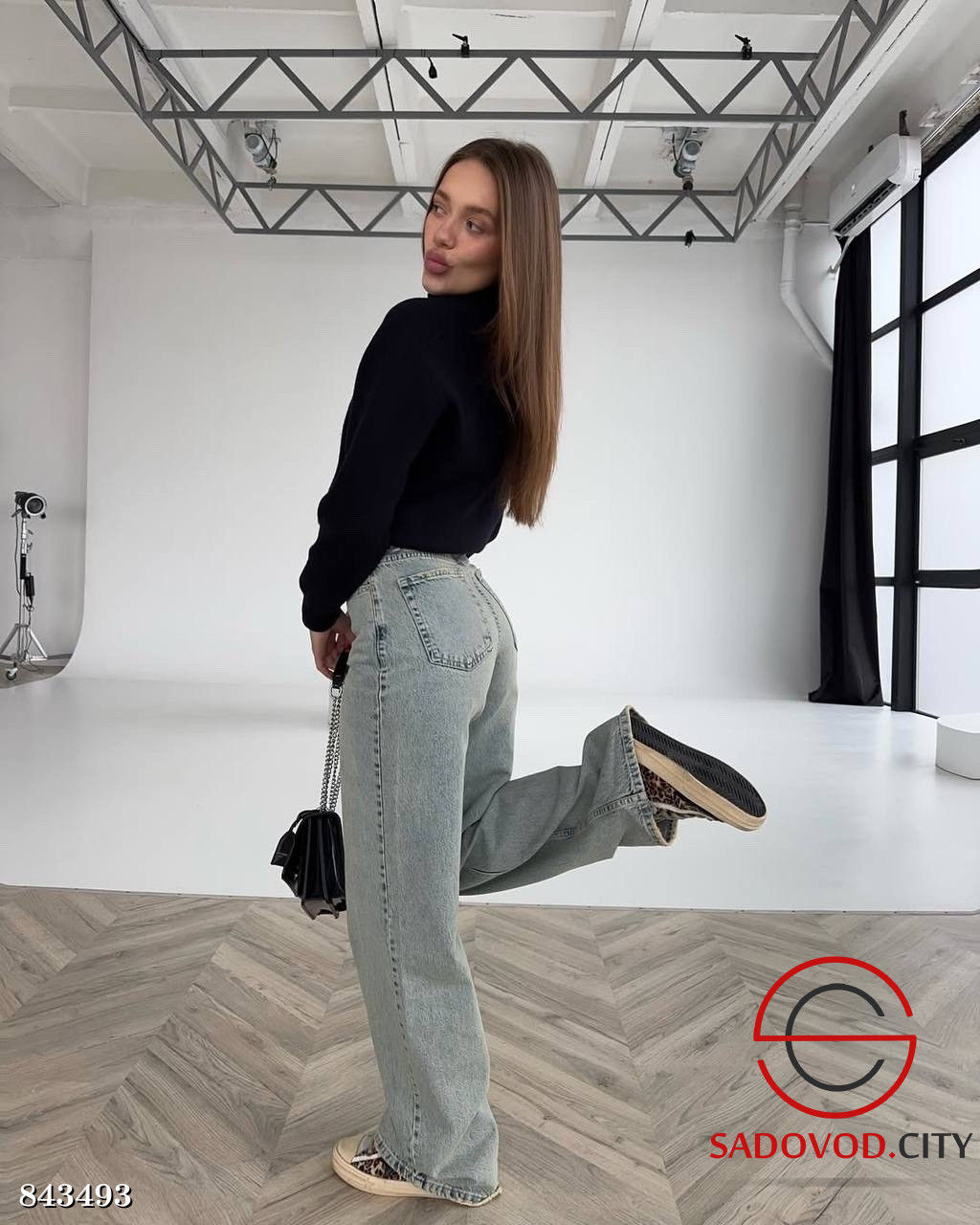 Женские джинсы с высокой посадкой