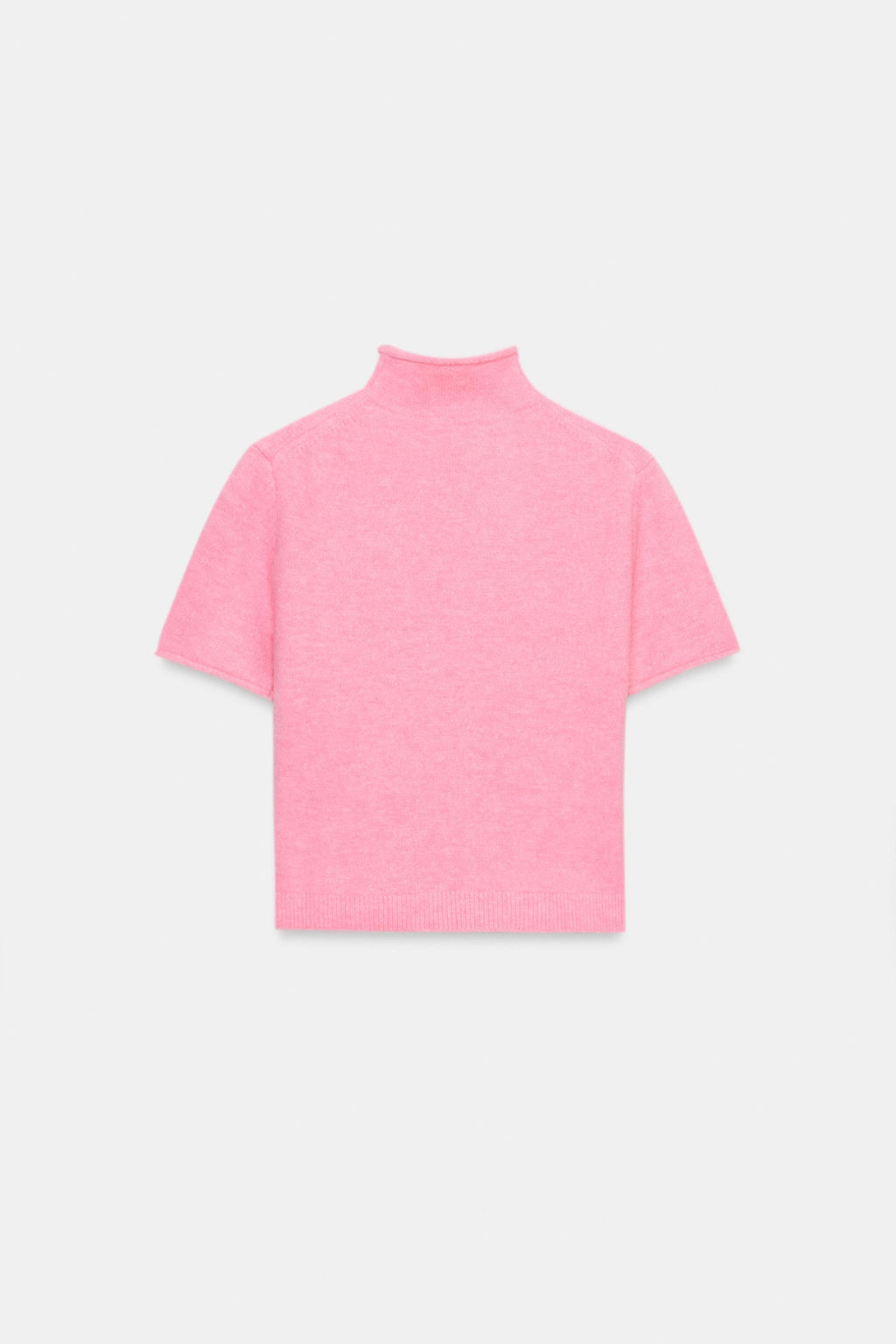 JERSEY MANGA CORTA PUNTO SOFT / Rosa - Zara фото 4