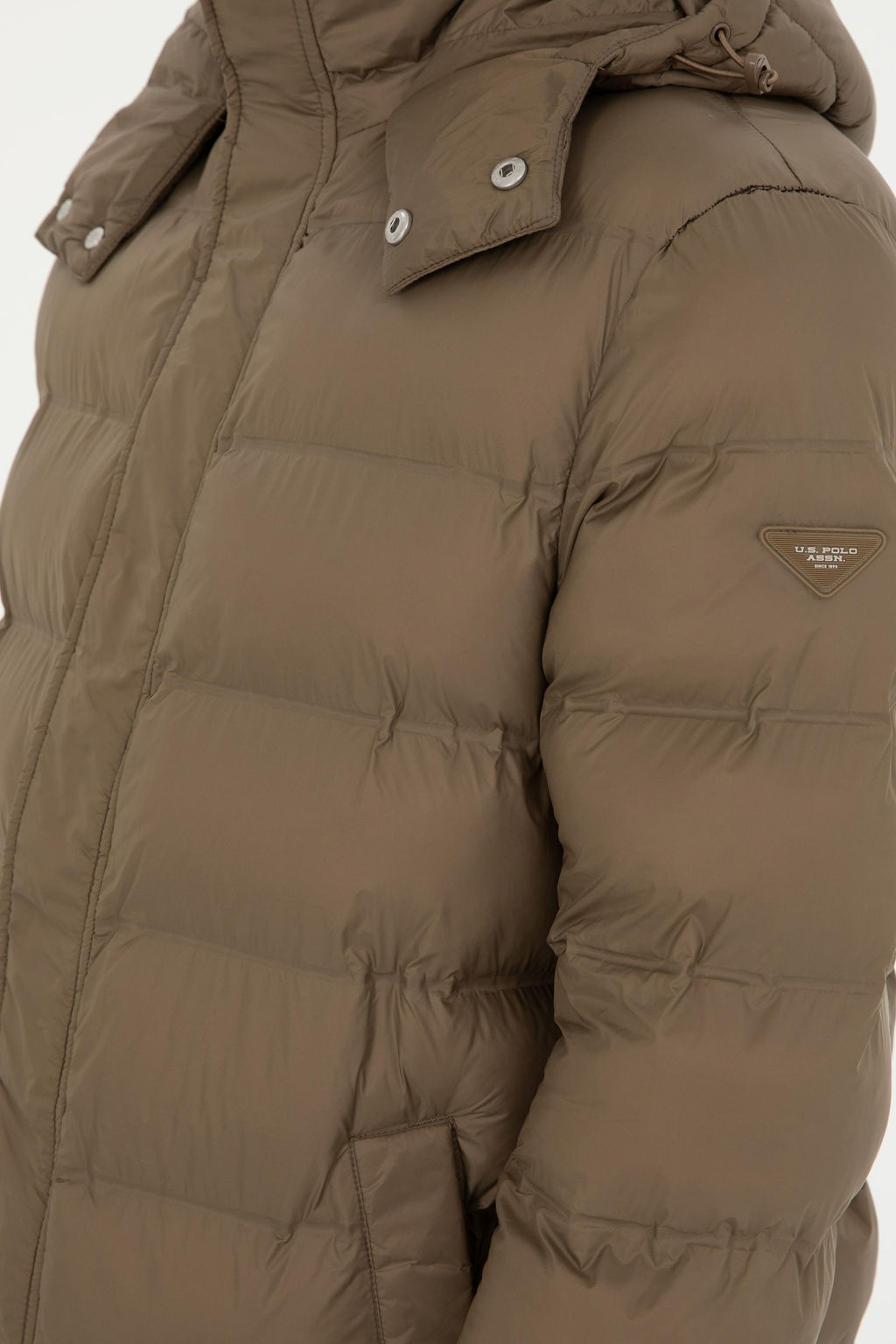 Мужское пальто цвета хаки - U.s. polo assn фото 7