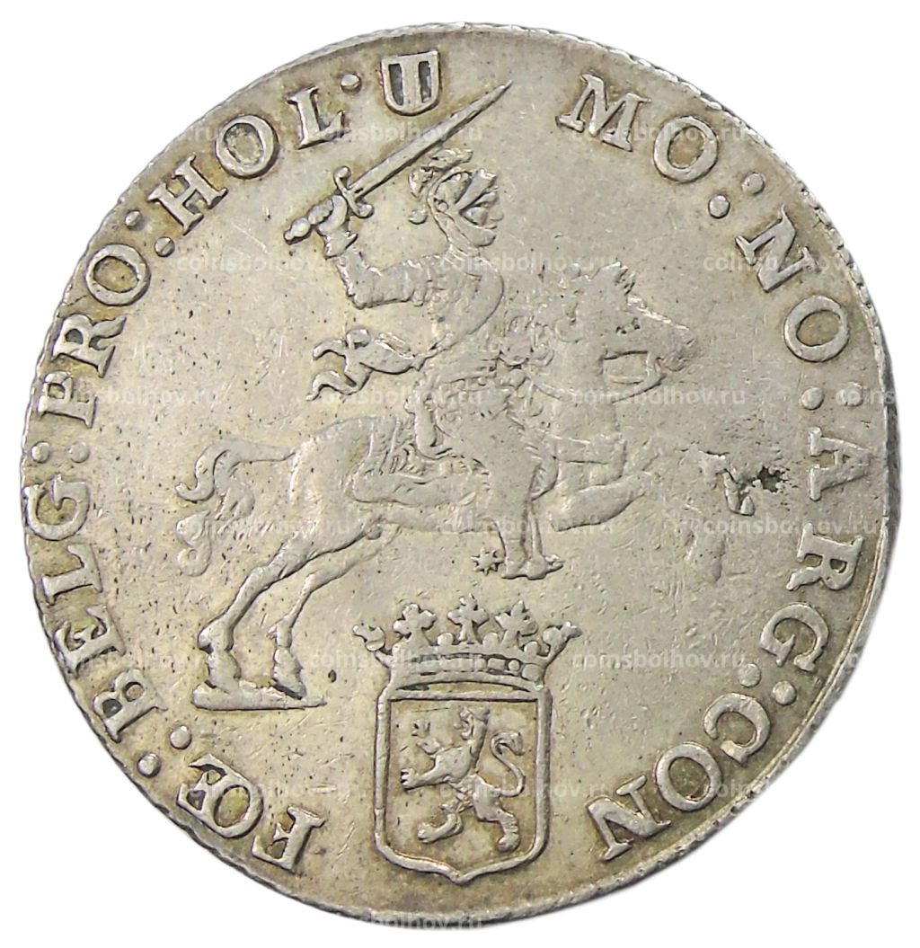 1/2 дукатона 1770 года Голландия  Западная Фрисландия