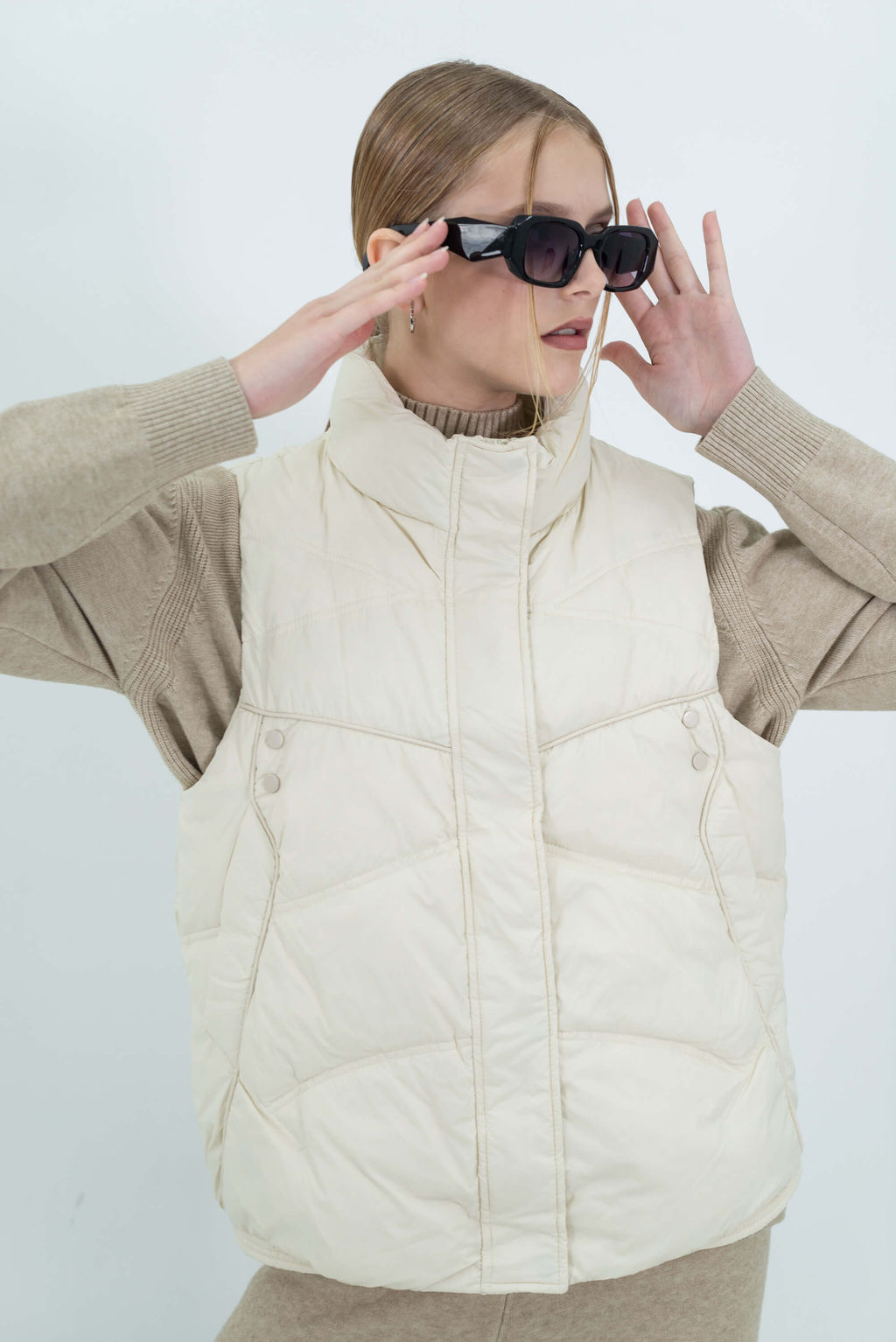 Жилетка Маконс (молочный) - Nadi bordo фото 4