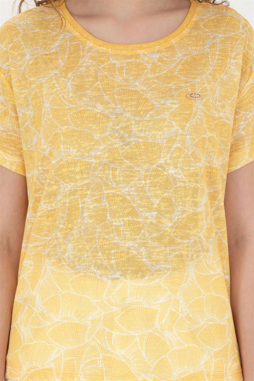 Женская шафрановая футболка - U.s. polo assn фото 6