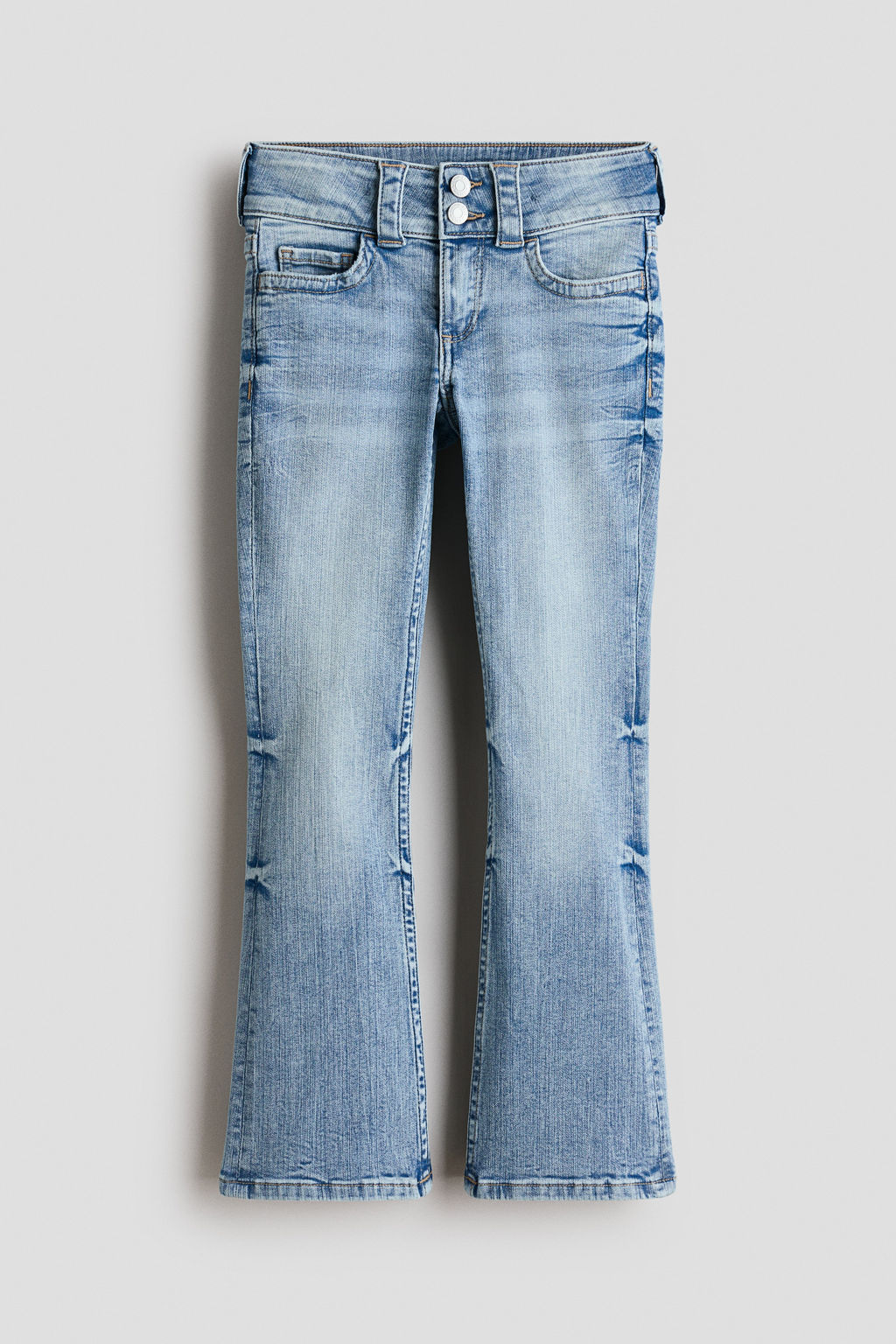 Bootcut Leg Low Jeans