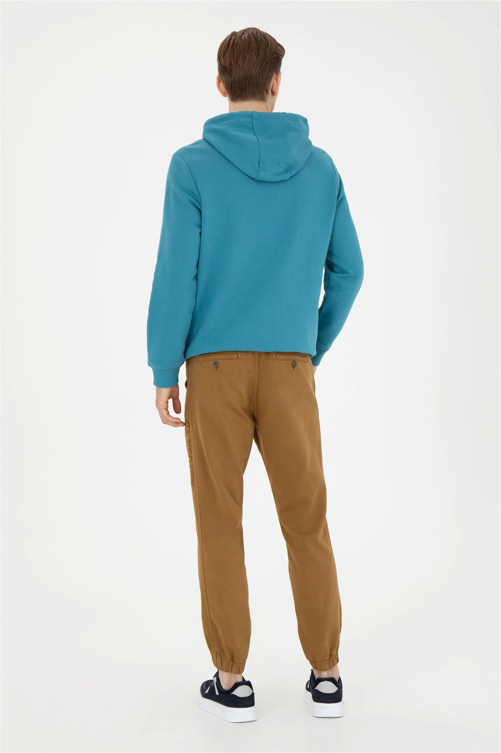 Мужские брюки из плотной ткани светло-хаки - U.s. polo assn фото 4