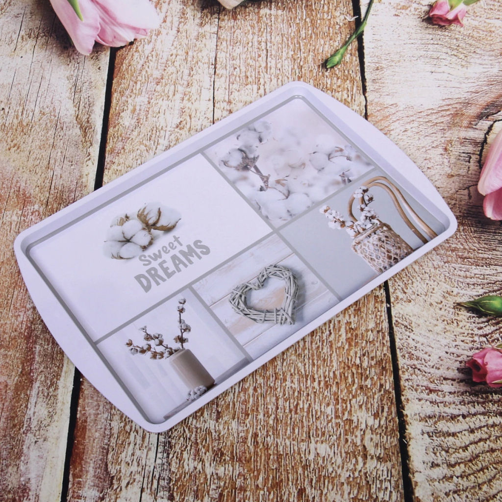 Поднос жестяной "Sweet dreams" 38*24см